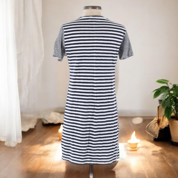 J.Crew Striped Navy/White Dress | SIZE XS - Picture 2 of 3